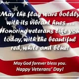 Veterans Day greeting from Blue Wave’s Facebook archive